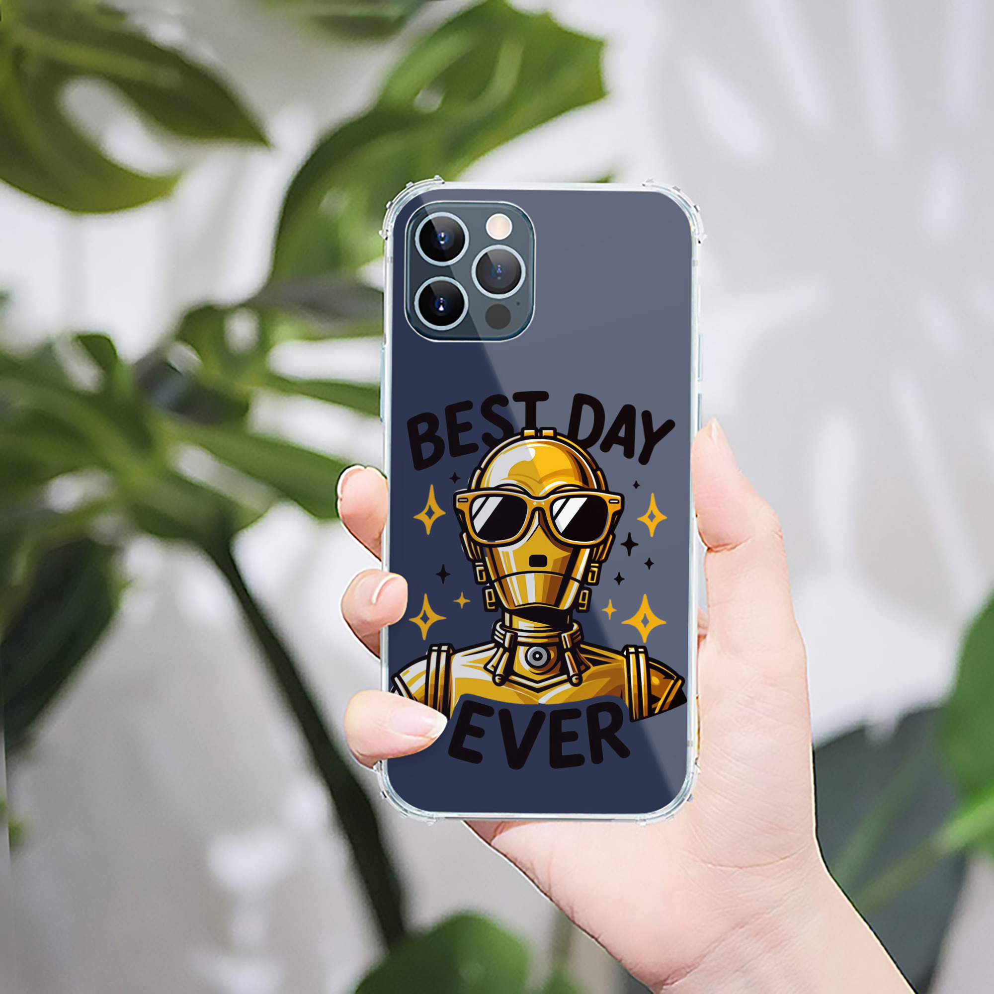 （画像用） スター・ウォーズ Star Wars 【iPhone 12シリーズ対応】透明スマホケース（クリアソフトケース）